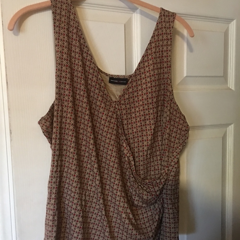 New York and Company faux wrap top